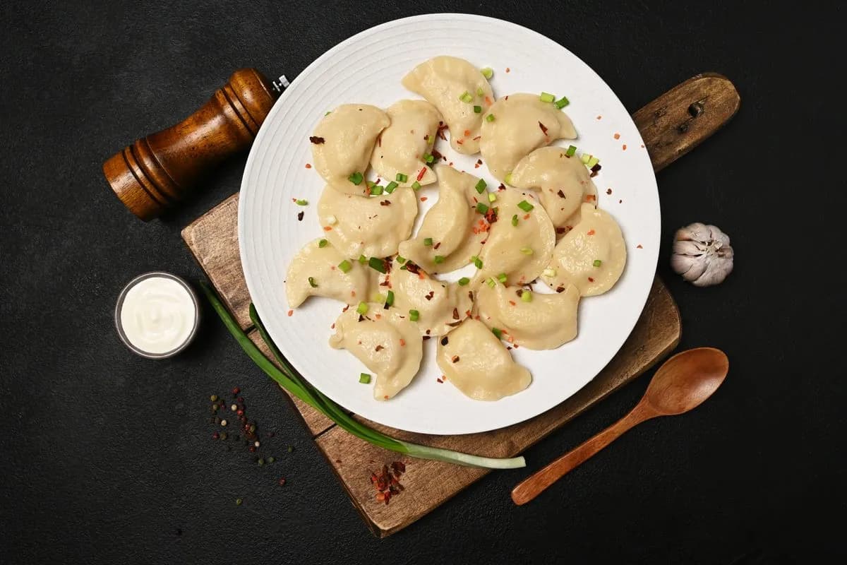 Brined cheese pierogy (varenyky)