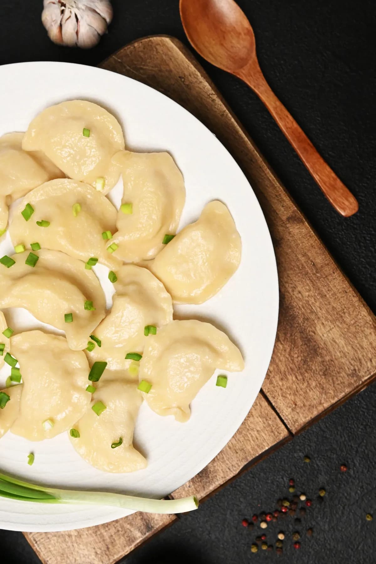 Brined cheese pierogy (varenyky)