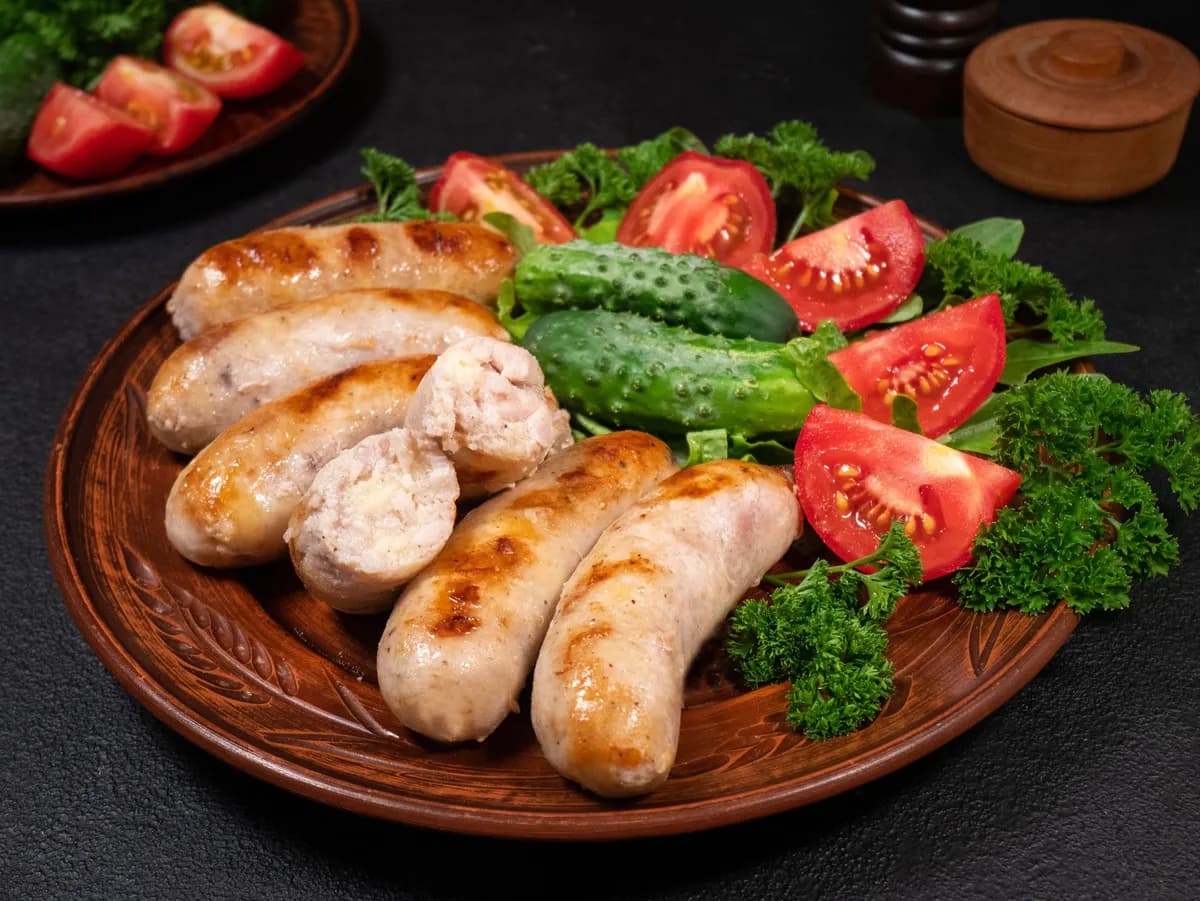Grilled Chicken &amp; Cheese Sausage