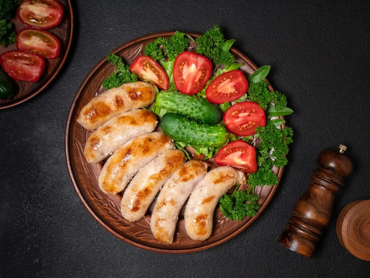 Grilled Chicken &amp; Cheese Sausage
