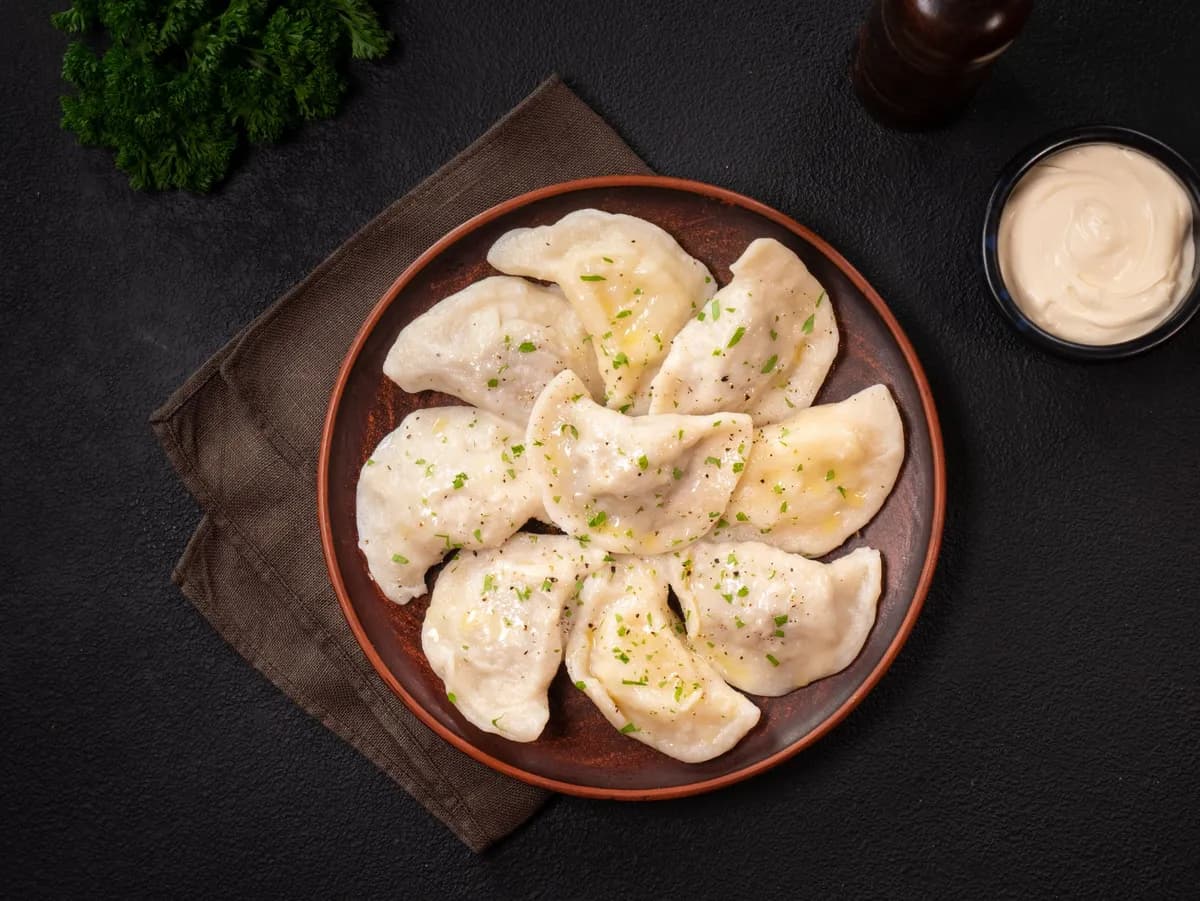 Meat pierogy (varenyky)