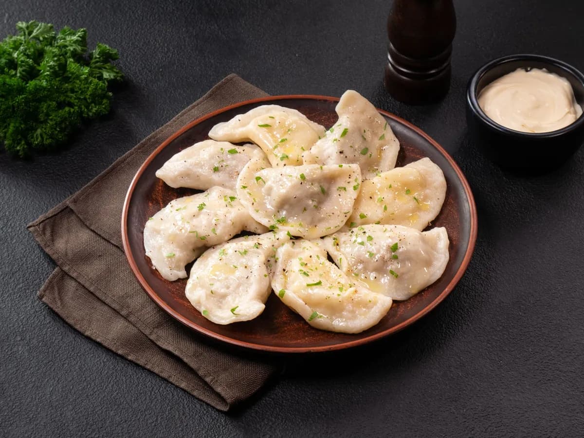 Meat pierogy (varenyky)