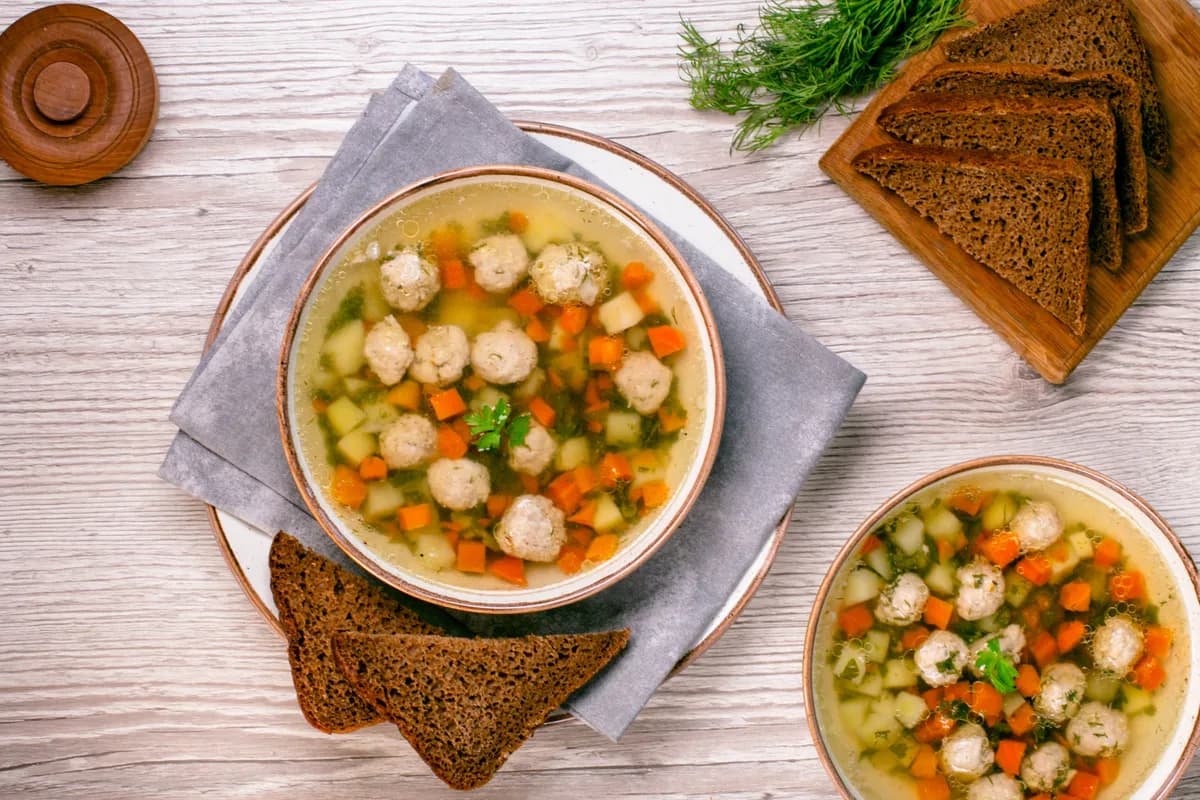 Meatball soup