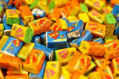 Love is Gum - banana & strawberry