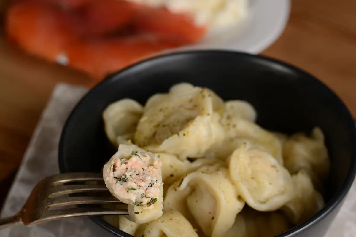 Frozen Salmon and Cheese Dumplings thumbnail 2
