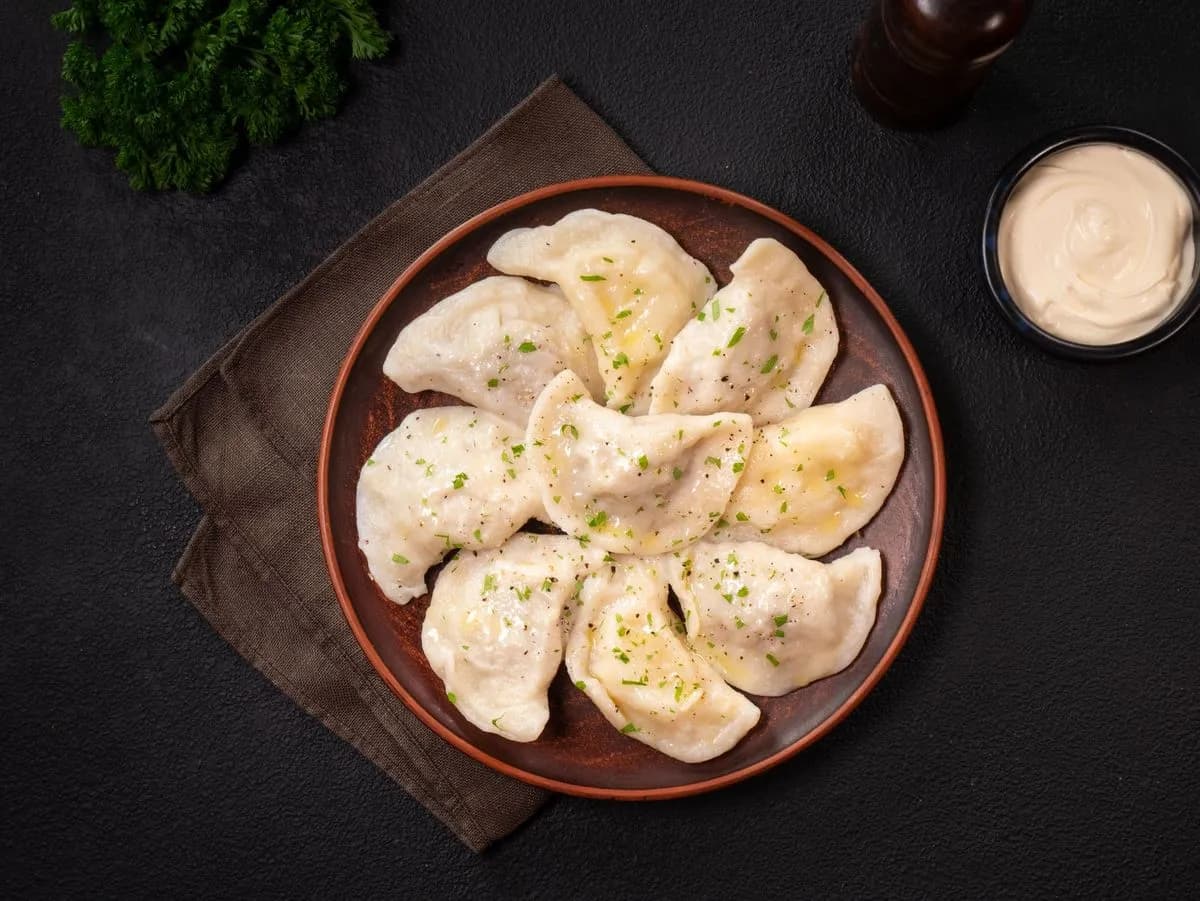 Meat pierogy (varenyky)