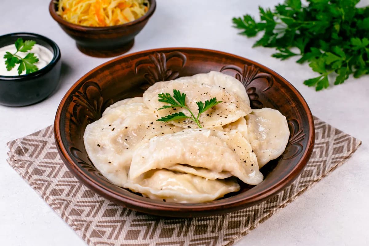 Frozen Cabbage and white mushroom Pierogy