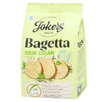 Baked Baguette Chips (Sour Cream&greens) "Jokers"