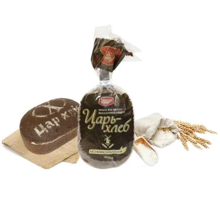 Dark Rye Bread "Borodinskiy" "Tsar-Khlib *frozen