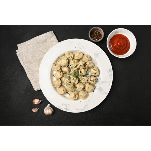 Chicken pelmeni (dumplings) – Dumplings (pelmeni)