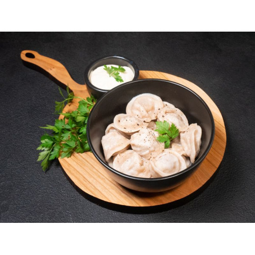 Turkey pelmeni (meat dumplings) – Dumplings (pelmeni)
