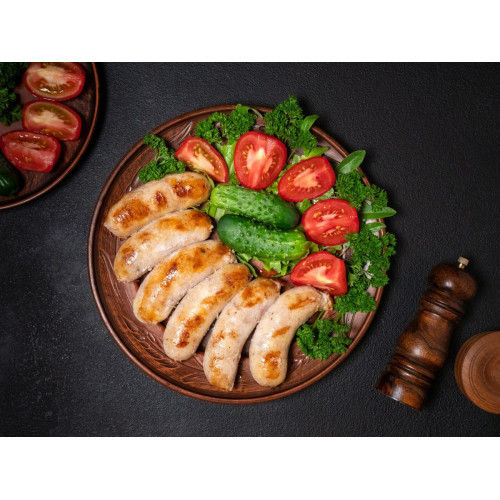 Grilled Chicken & Cheese Sausage – Sausages / Stuffed chicken thighs / Fish