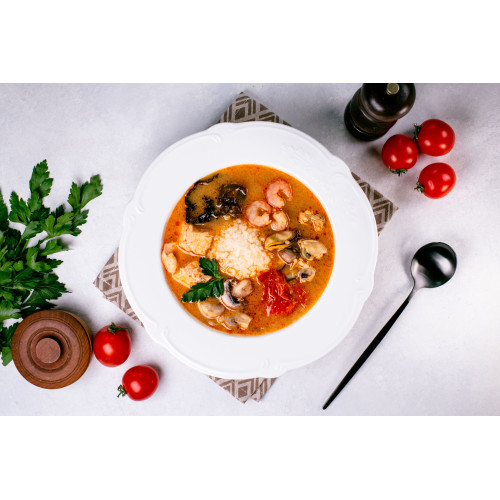 Thai soup Tom Yum with coconut milk – Soups / Sides / Salads