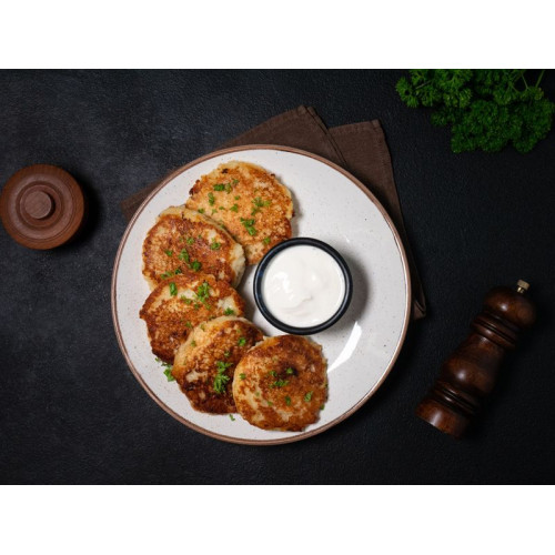 Meat potato fritters (Deruny) – Zrazy / Deruny